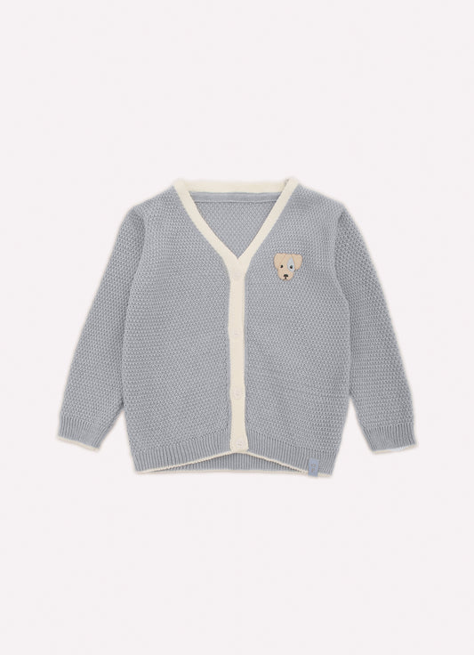 Casaco Tricot Ponto Texturizado For Boys