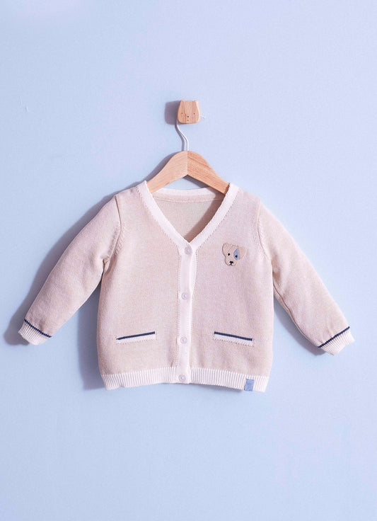 Casaco Tricot Detalhe Bolso For Boys