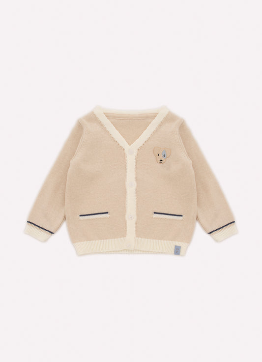 Casaco Tricot Detalhe Bolso For Boys