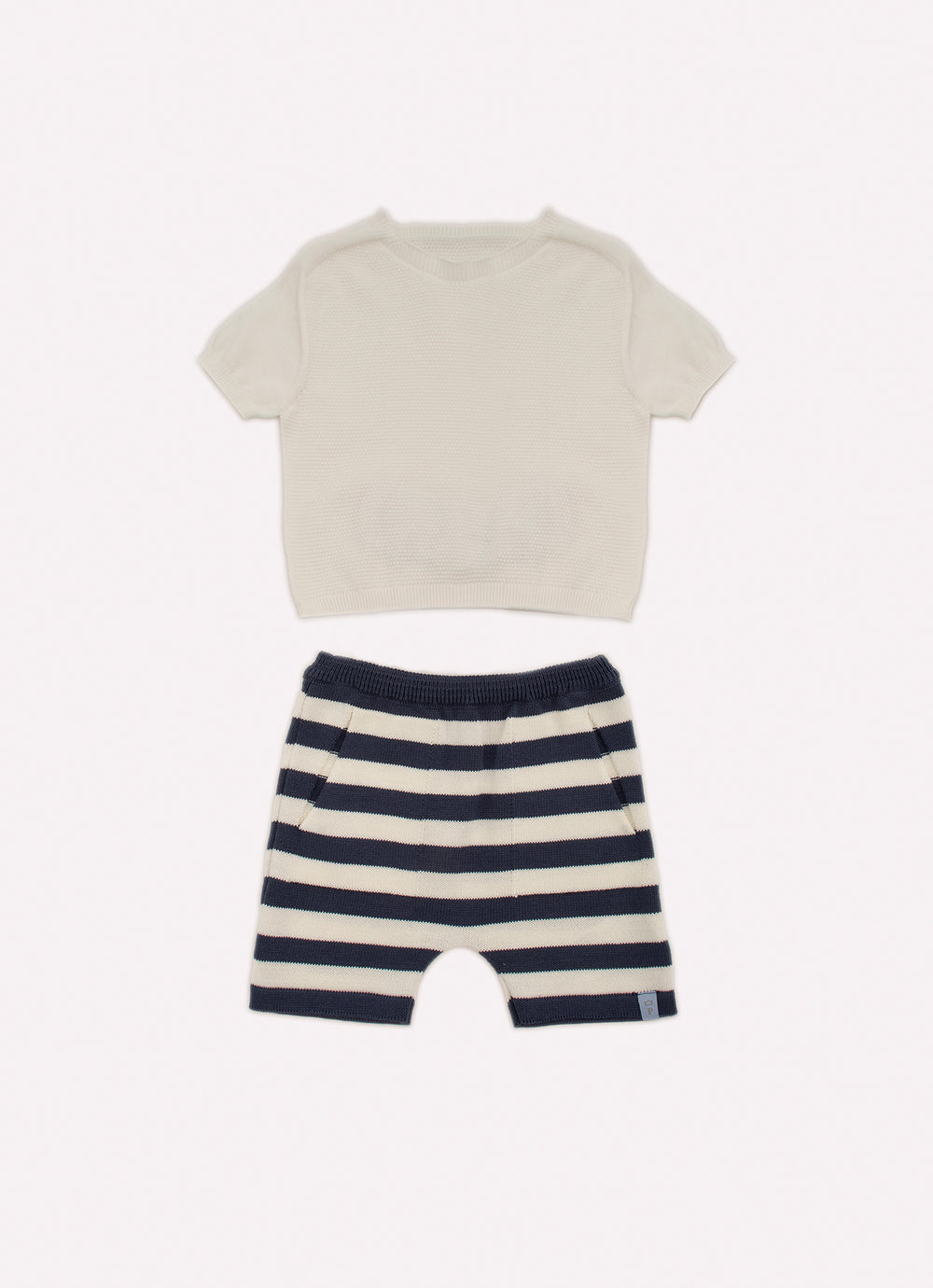 Conjunto Blusa Cotton Pima Bolso e Bermuda Moletom Cachorrinhos