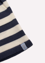 Conjunto blusa Tricot Sem Costura e Bermuda Tricot Listrada