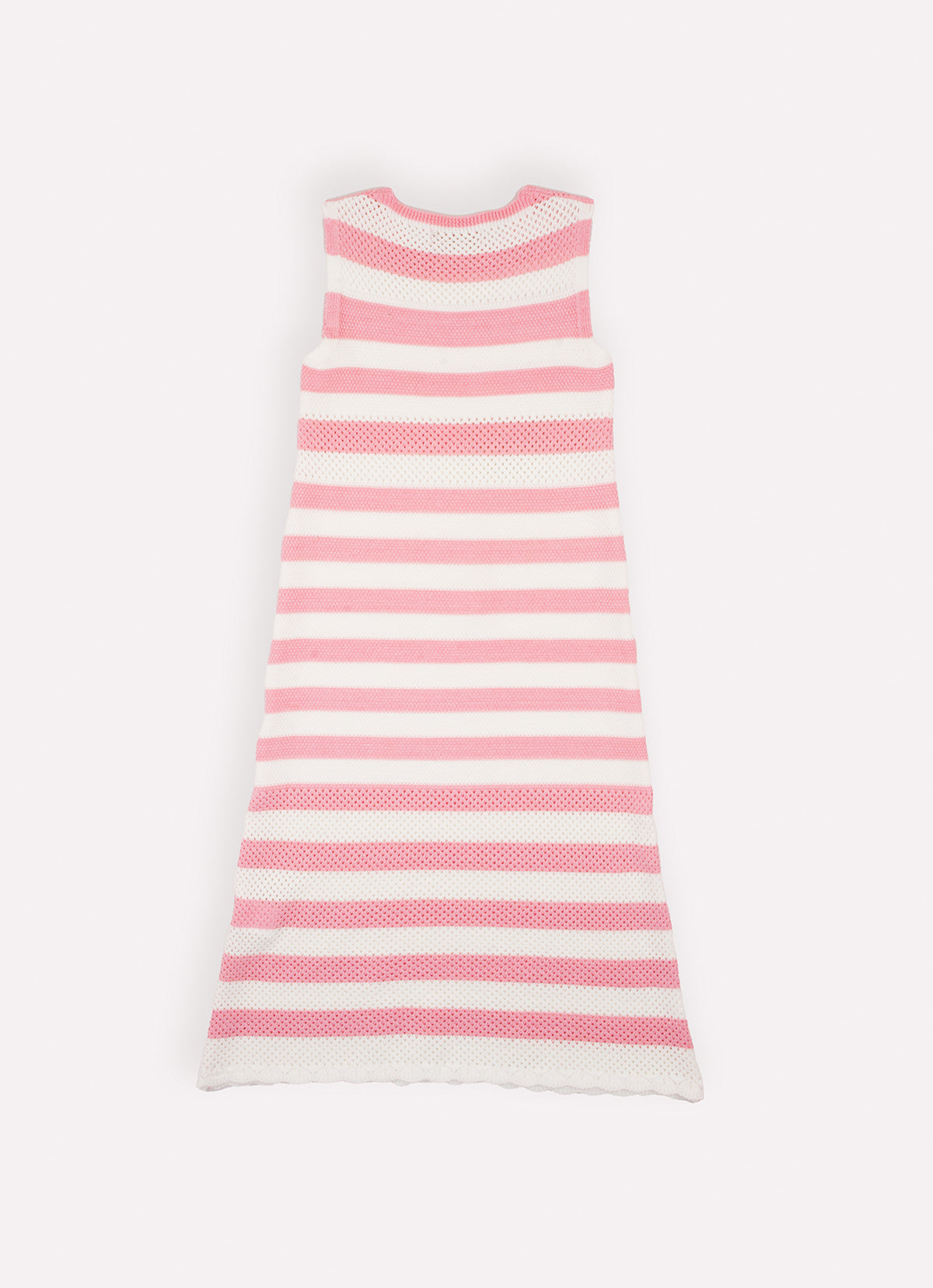 Vestido Longo Tricot Listrado Resort