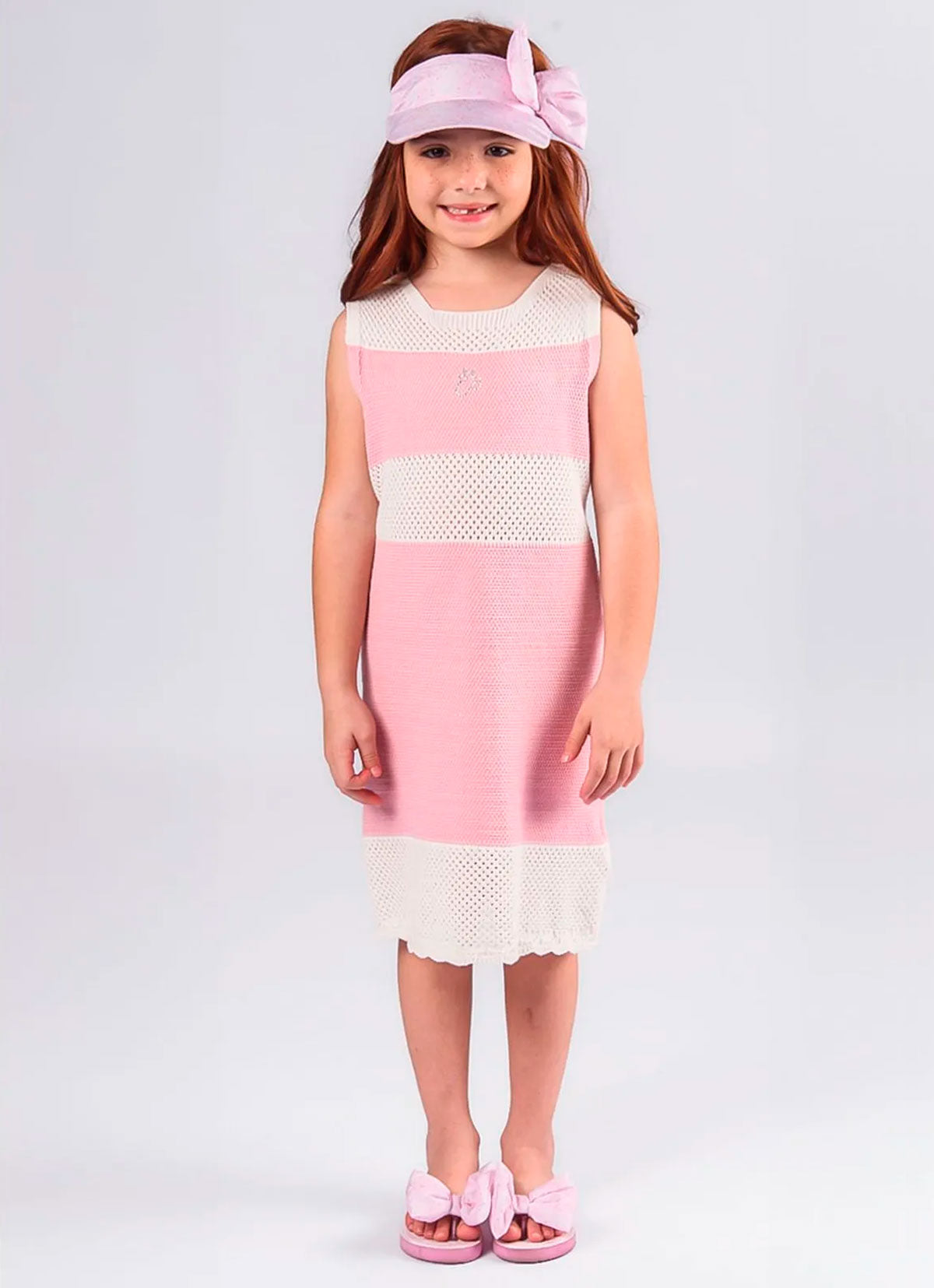 Vestido Tricot Maxi Listras Resort