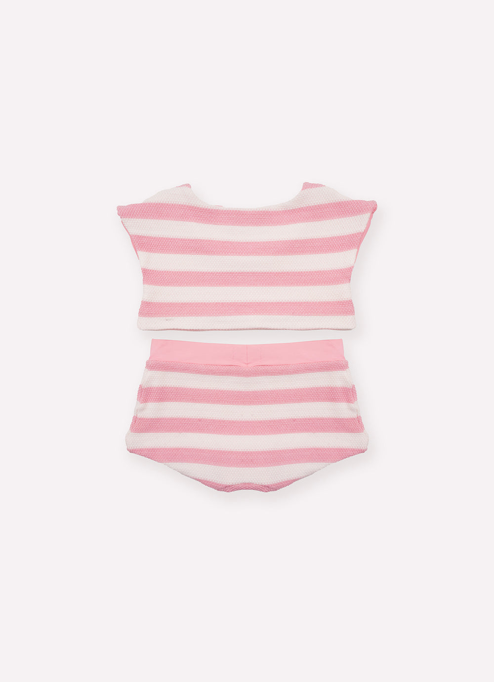Conjunto Tricot Top e Calcinha Listras Resort