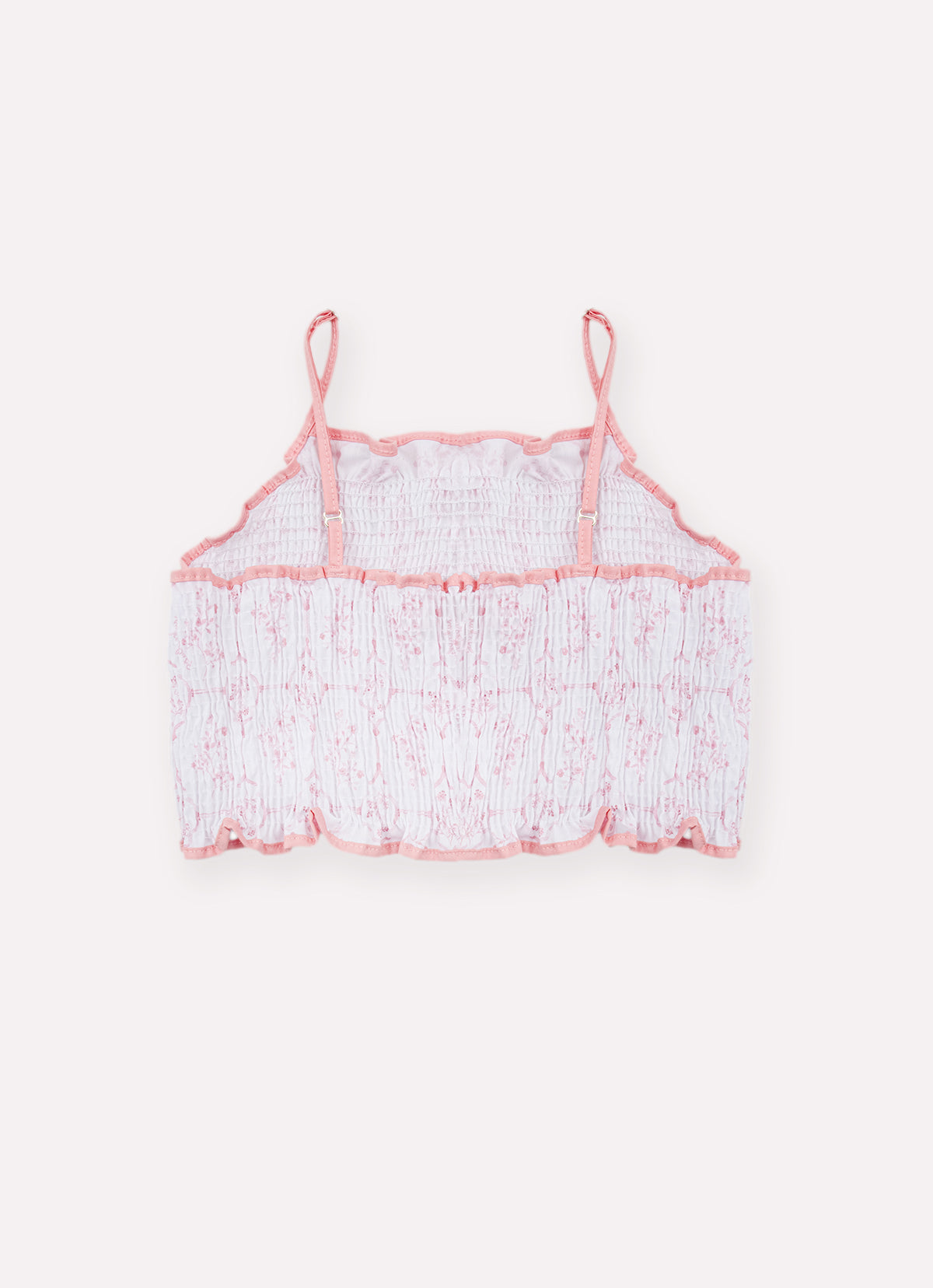 Conjunto Algodão Estampa Toil Cropped e Saia Mullet Resort