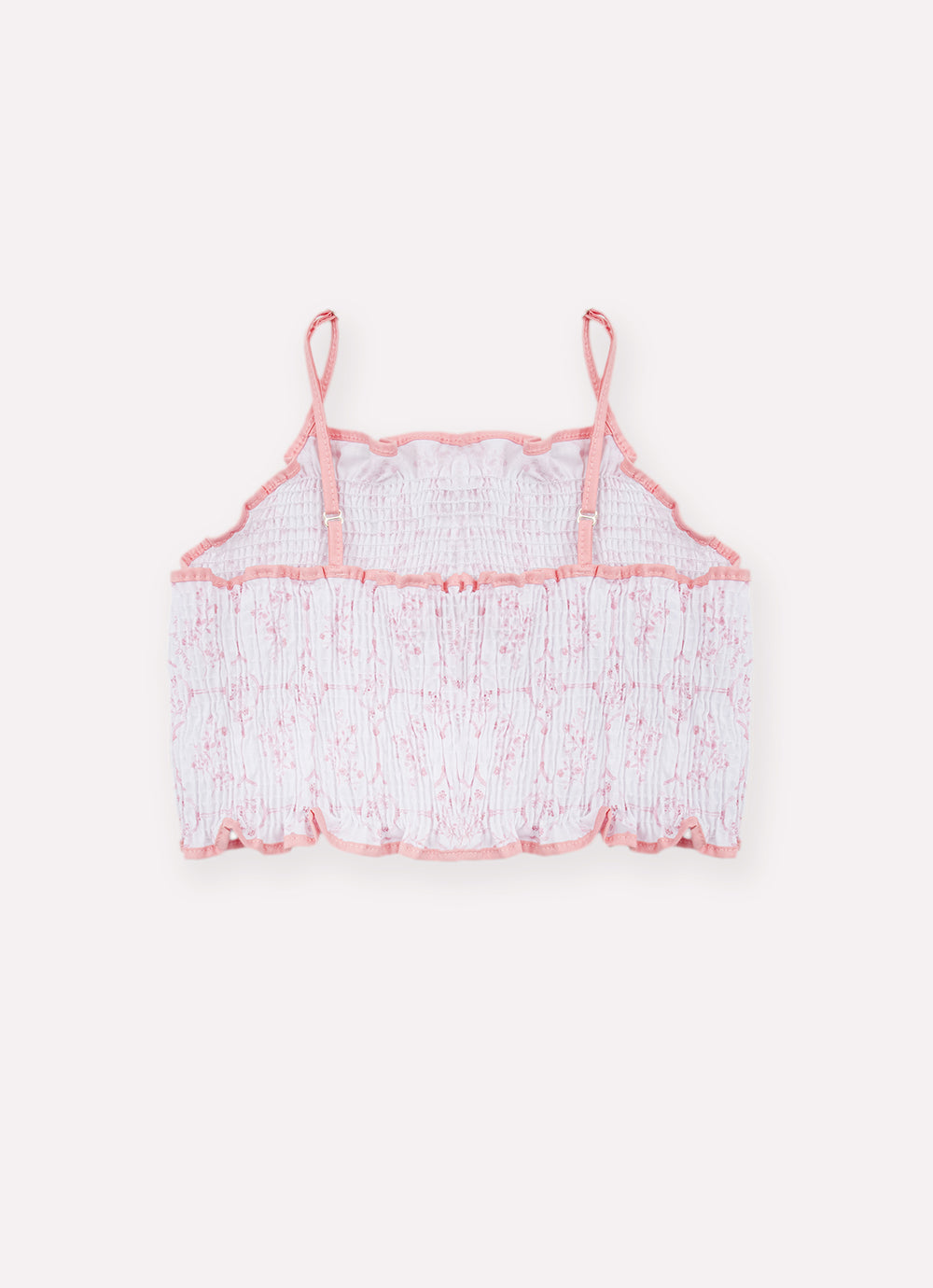 Conjunto Algodão Estampa Toil Cropped e Saia Mullet Resort