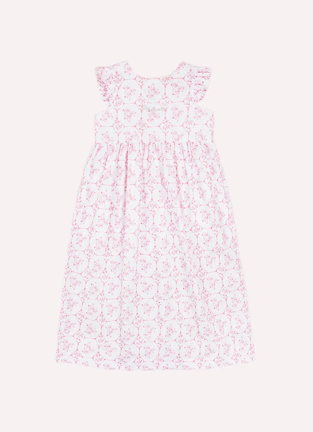 Vestido Algodão Midi Estampa Toil Resort