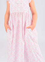 Vestido Algodão Midi Estampa Toil Resort