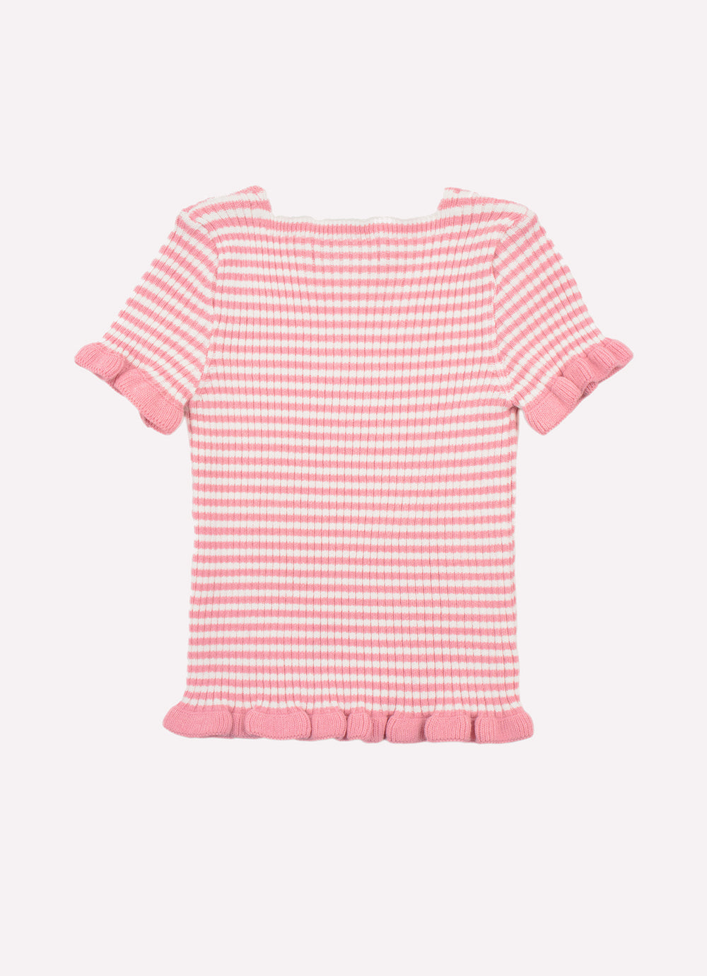 Blusa Tricot Mini Listras Babadinhos