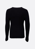 Blusa Tricot Canelada Sem Costura P Cristal