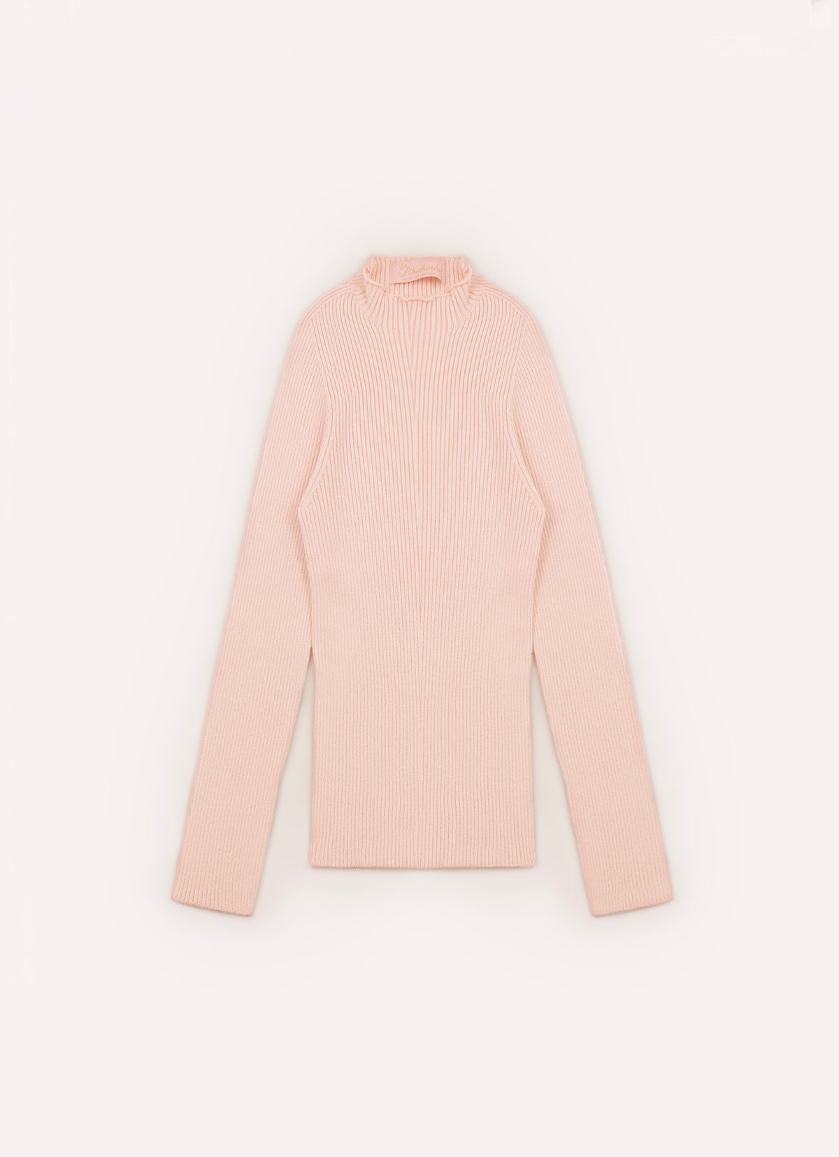 Blusa Tricot Canelada Sem Costura P Cristal
