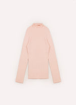 Blusa Tricot Canelada Sem Costura P Cristal