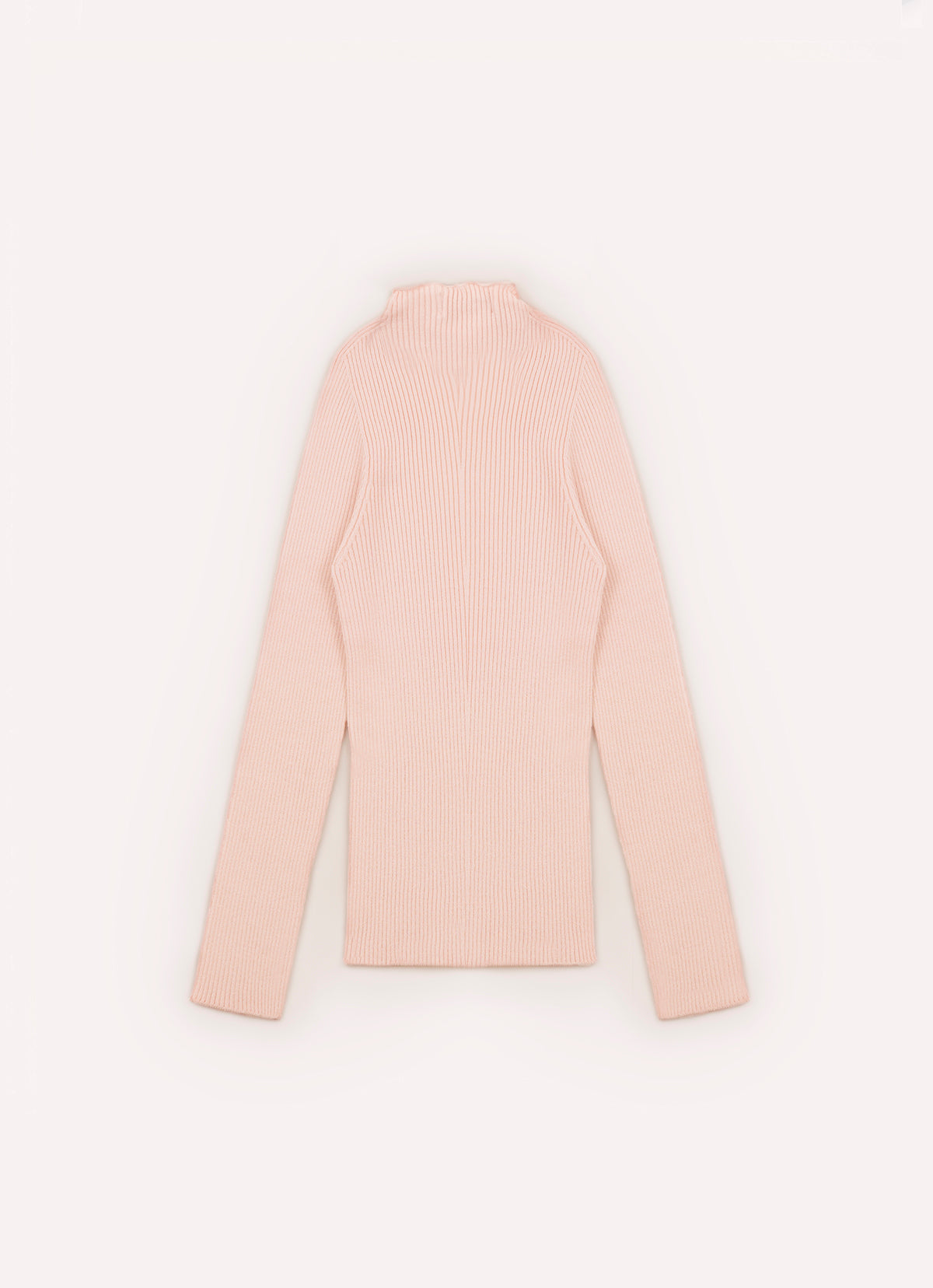 Blusa Tricot Canelada Sem Costura P Cristal