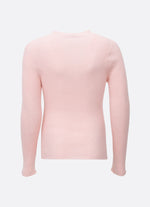 Blusa Tricot Canelada Sem Costura P Cristal