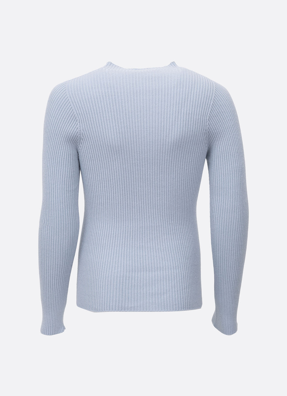 Blusa Tricot Canelada Sem Costura P Cristal