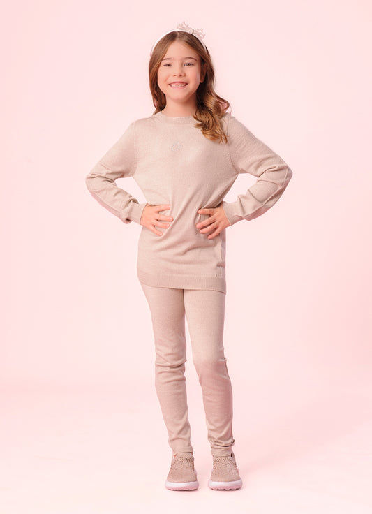 Legging Tricot P Cristal Sem Costura