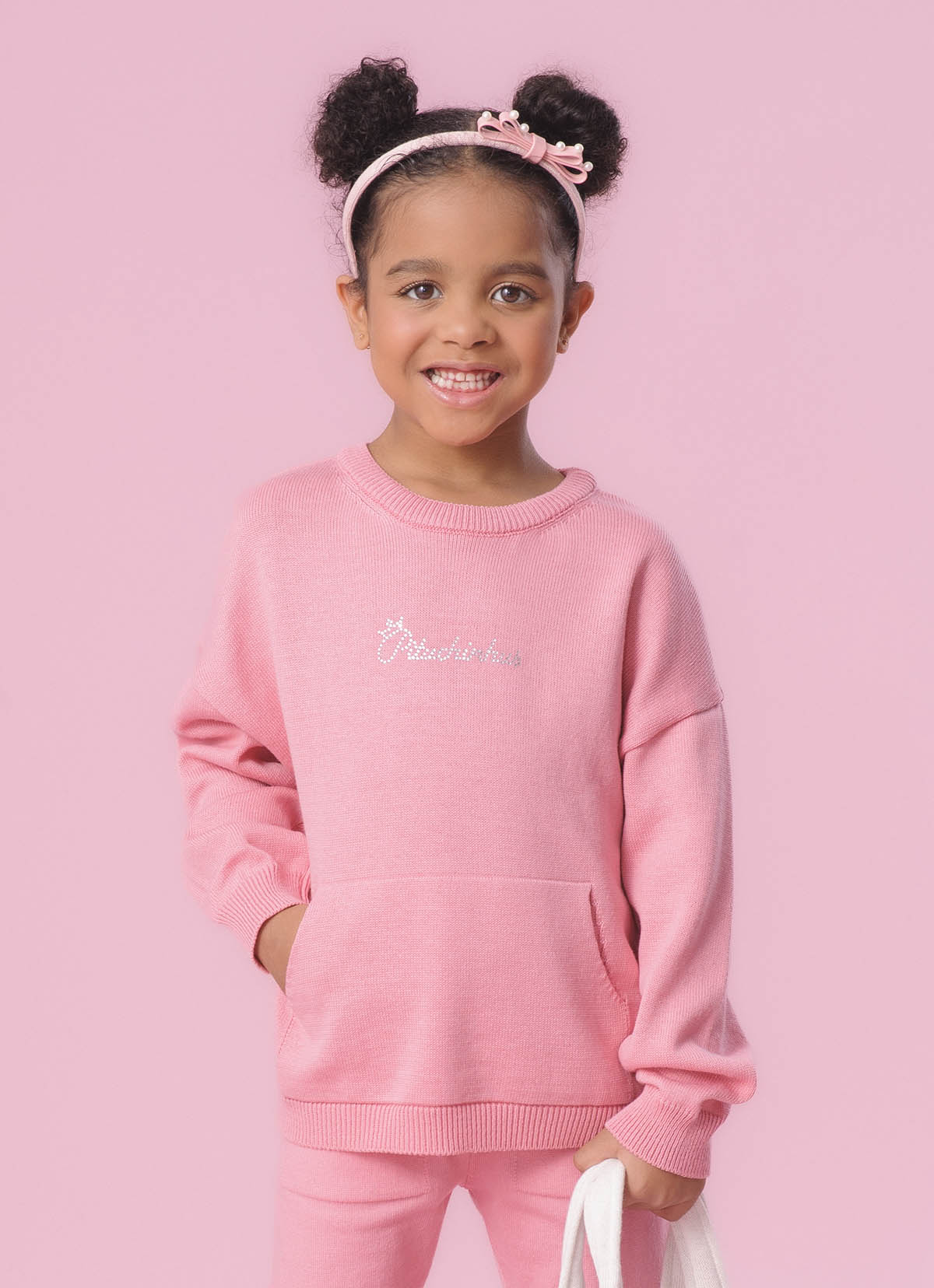 Blusa Tricot Canguru Pituchinhus Cristal