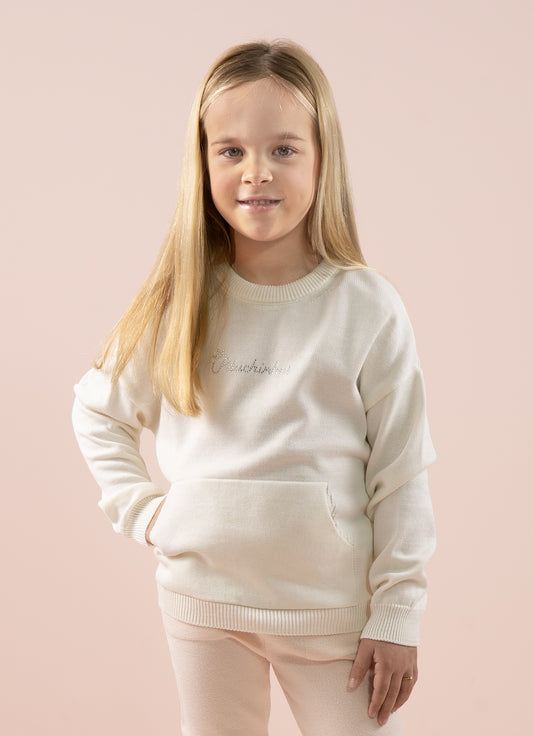 Blusa Tricot Canguru Pituchinhus Cristal