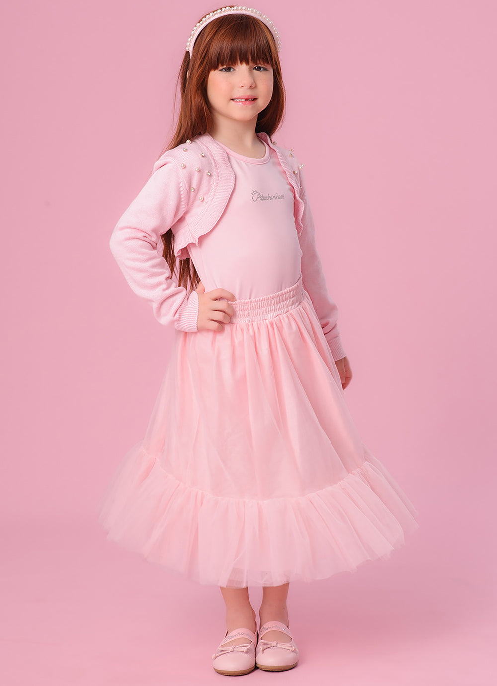 Bolero Tricot Bordado Pérolas e Cristais