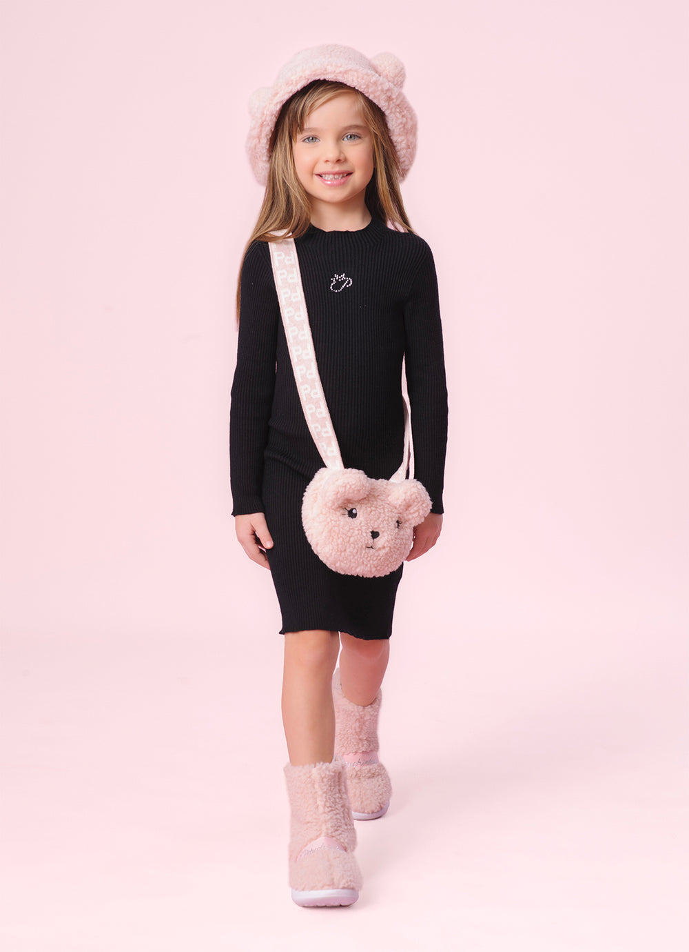 Vestido Tricot Canelado Sem Costura