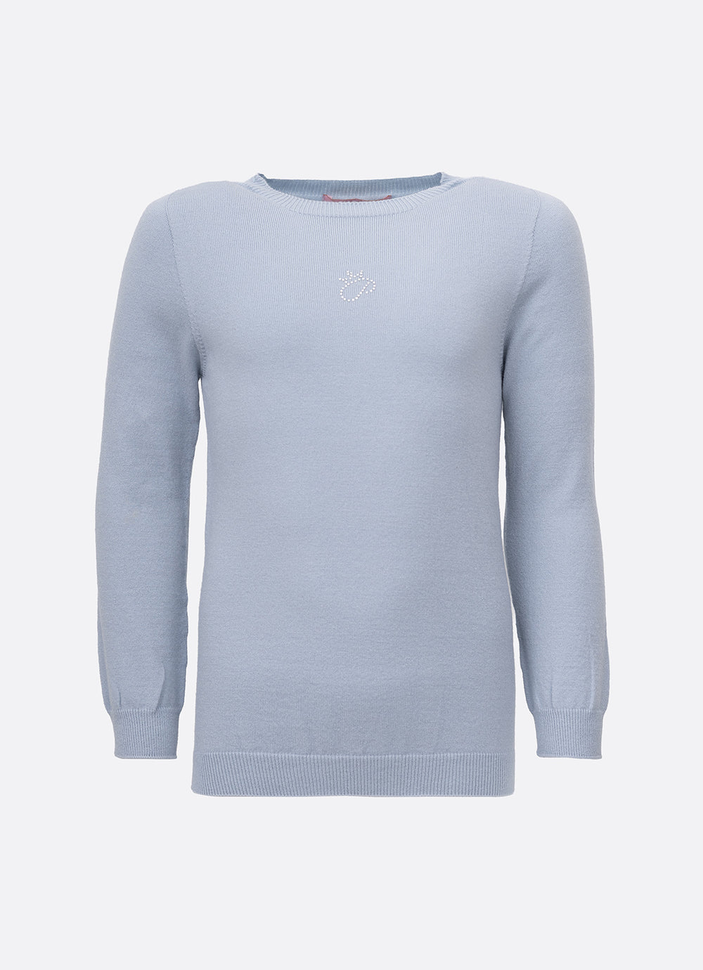 Blusa Tricot Meia Malha Sem Costura P Cristal