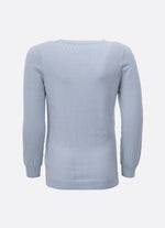 Blusa Tricot Meia Malha Sem Costura P Cristal