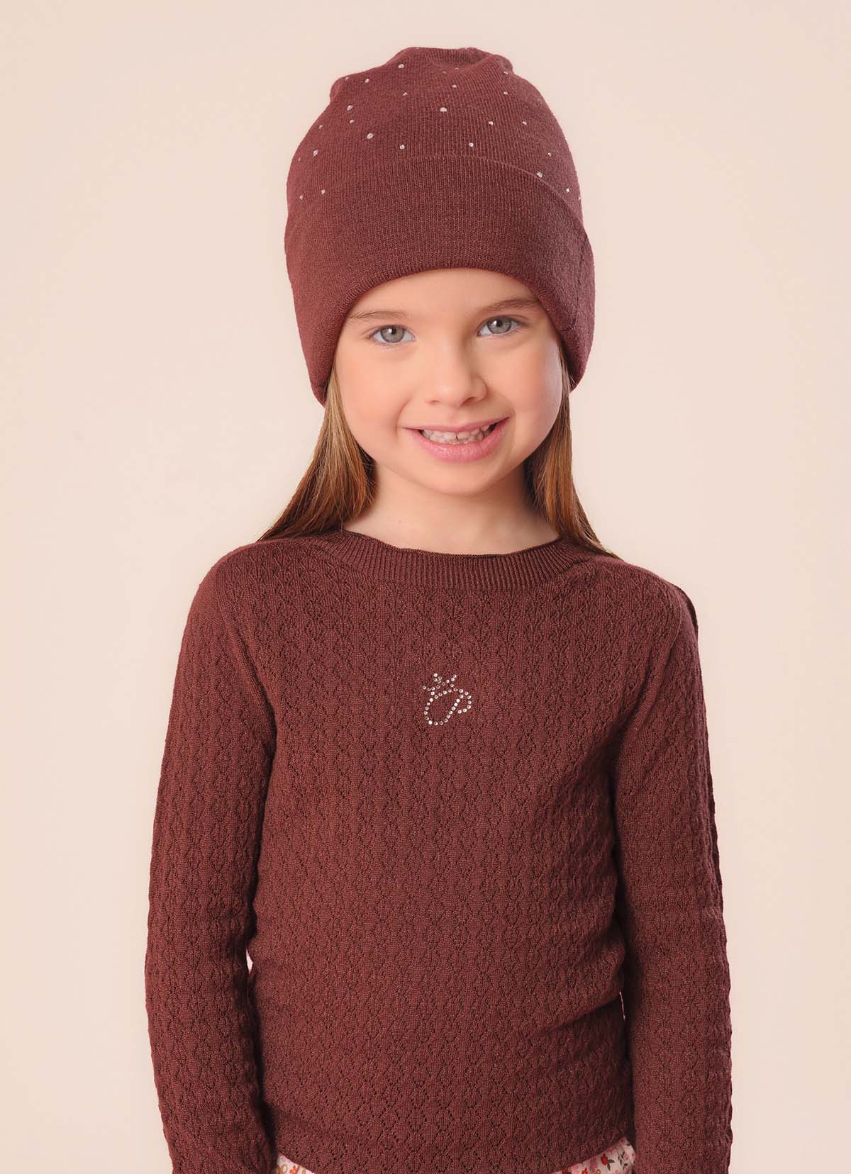 Blusa Tricot Ponto Rendado P Cristal