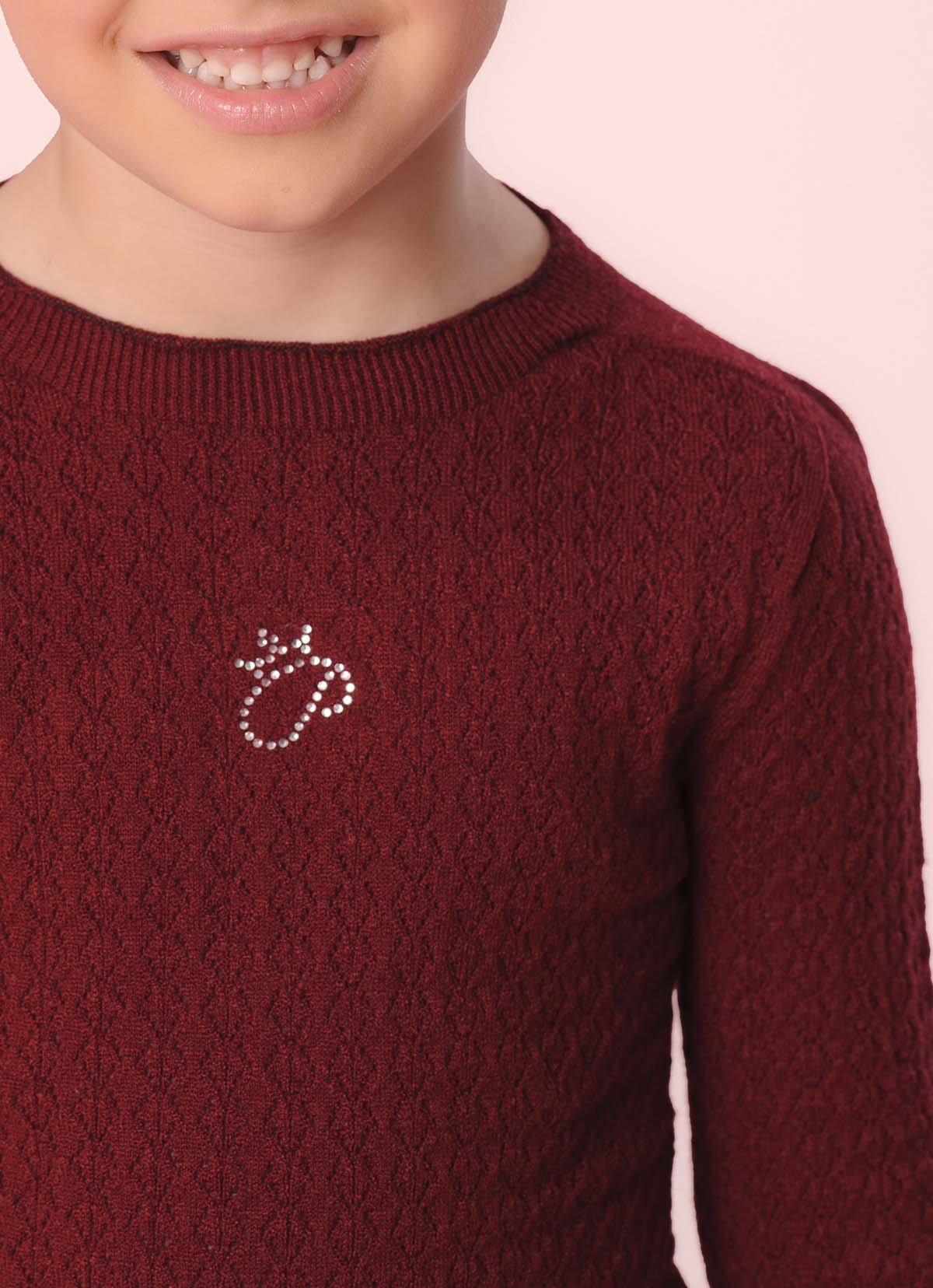 Blusa Tricot Ponto Rendado P Cristal