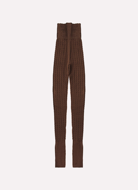 Meia Calça Tricot Ponto Rendado