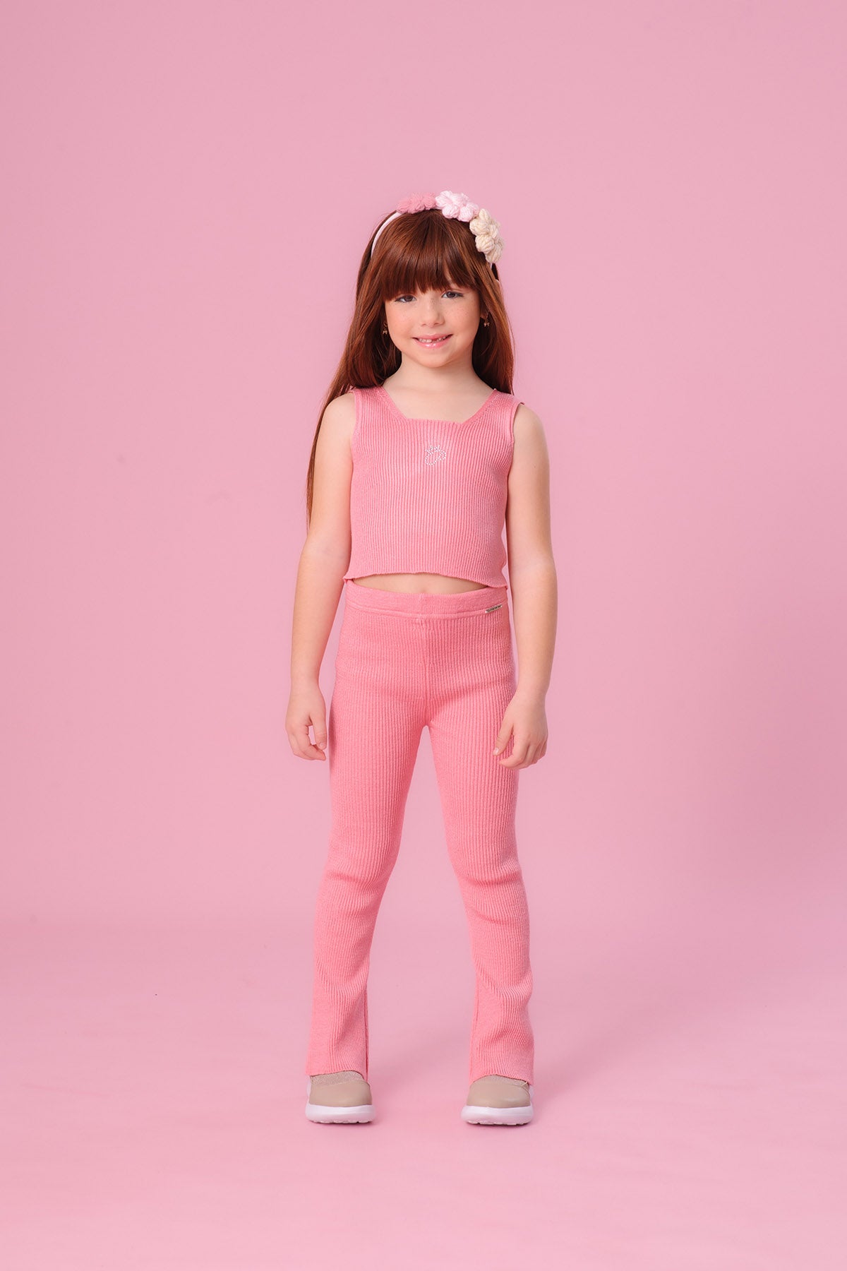 Regata Tricot Canelada Cropped