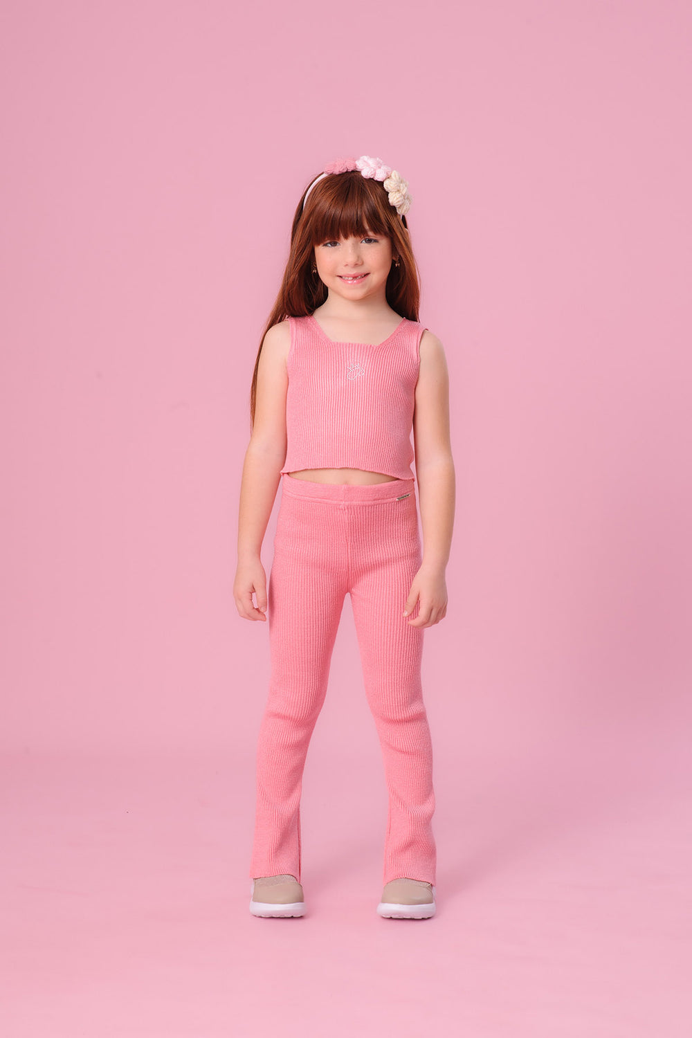 Regata Tricot Canelada Cropped