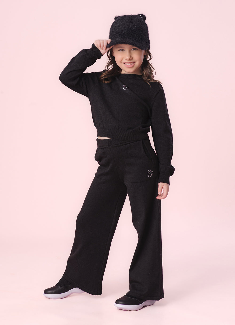 Calça Tricot Reta P Cristal