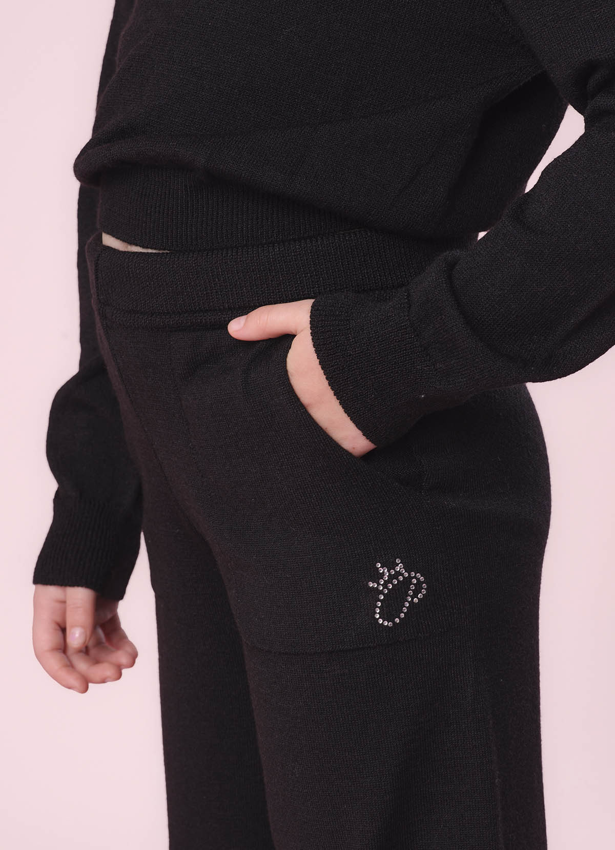 Calça Tricot Reta P Cristal