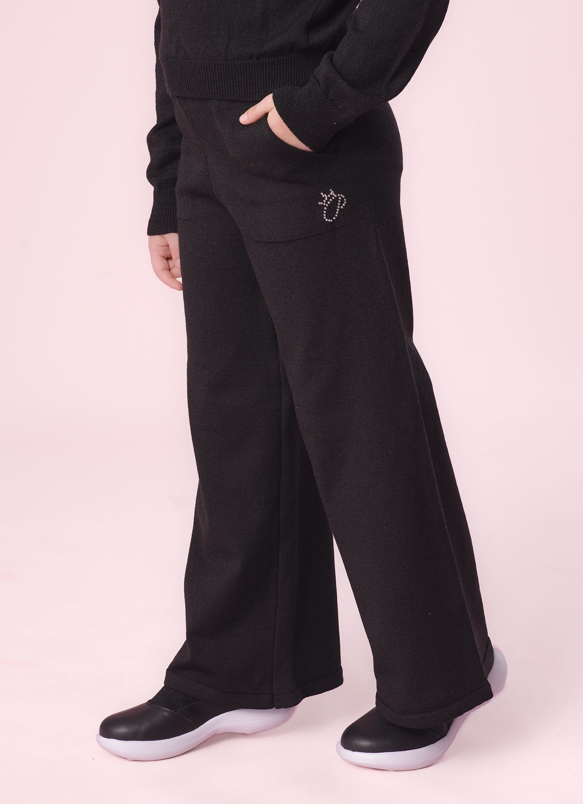 Calça Tricot Reta P Cristal