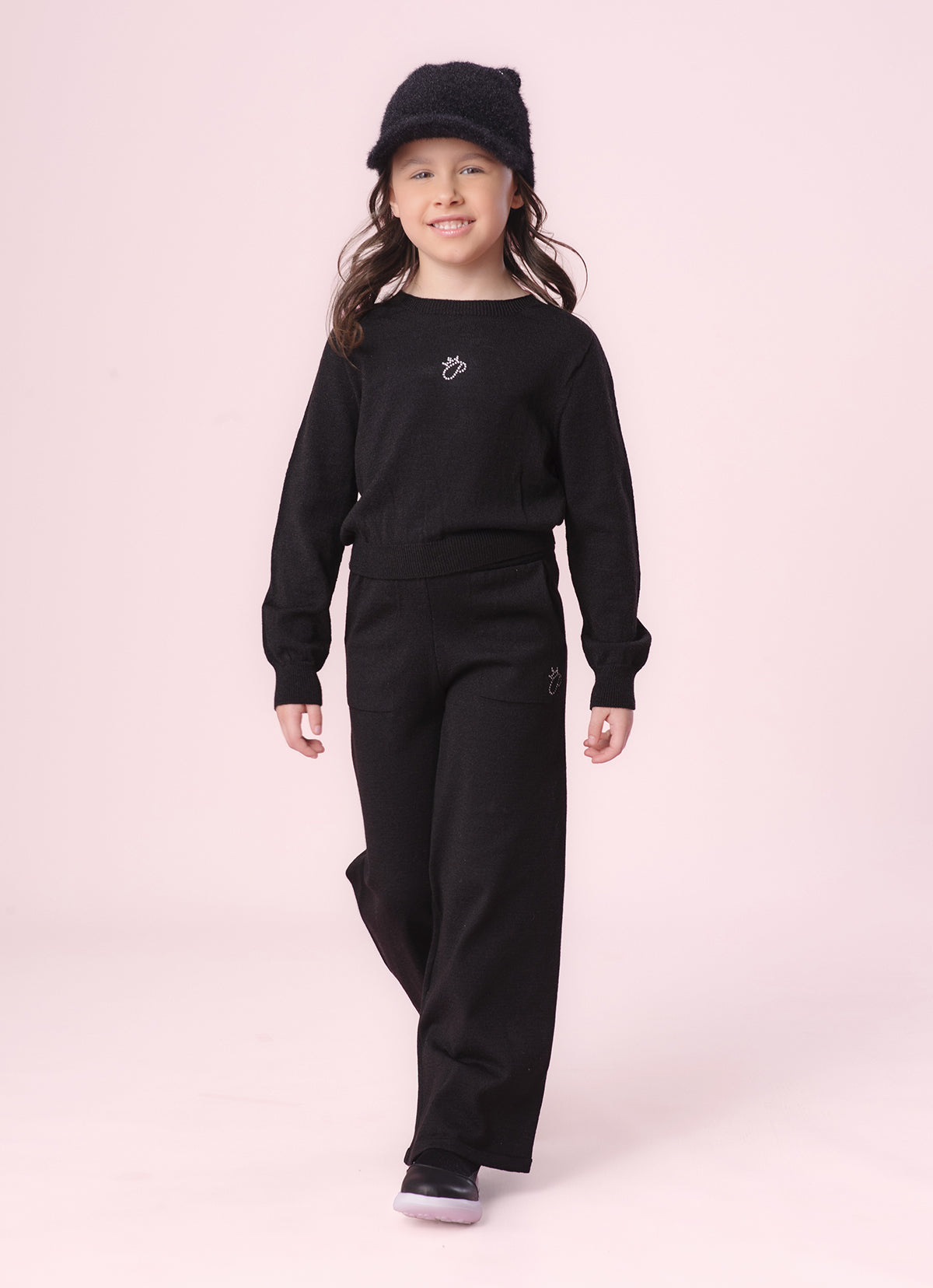 Calça Tricot Reta P Cristal