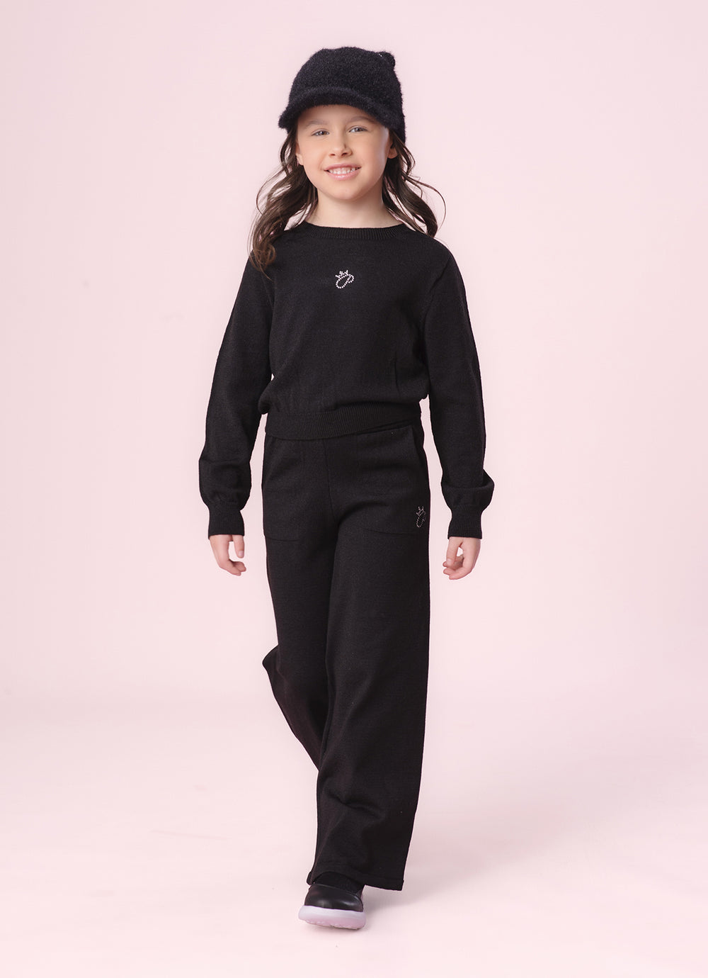 Calça Tricot Reta P Cristal