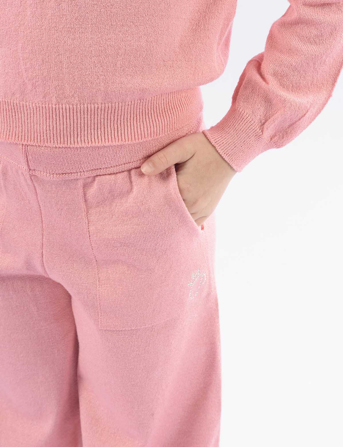 Calça Tricot Reta P Cristal