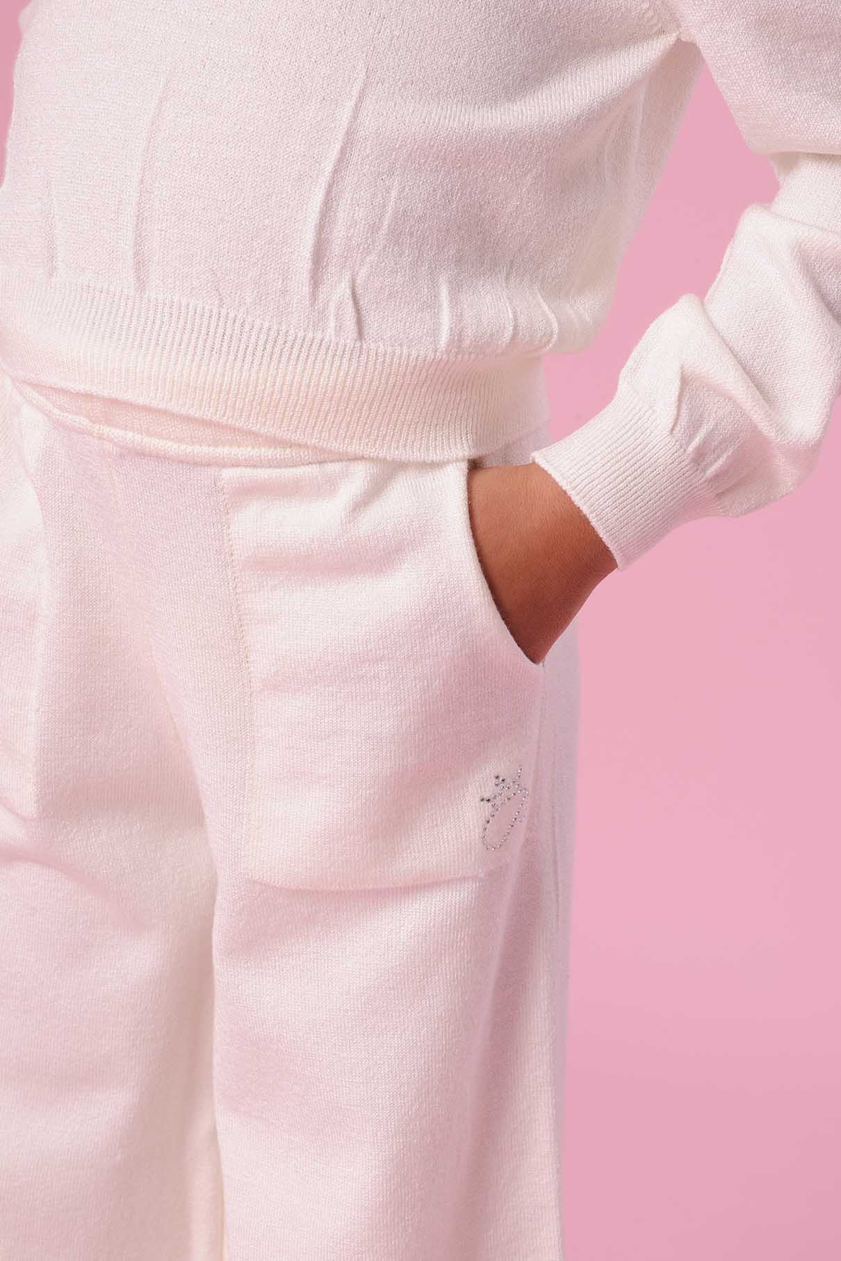 Calça Tricot Reta P Cristal