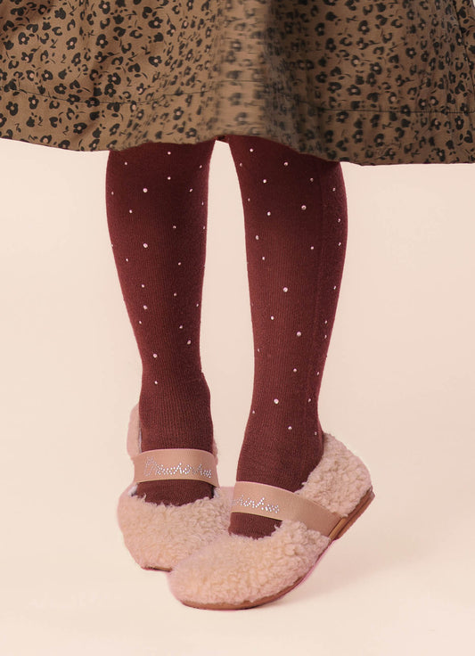 Meia Calça Tricot Cristais