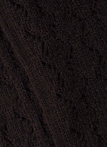 Meia Tricot Ponto Rendado Lacinhos
