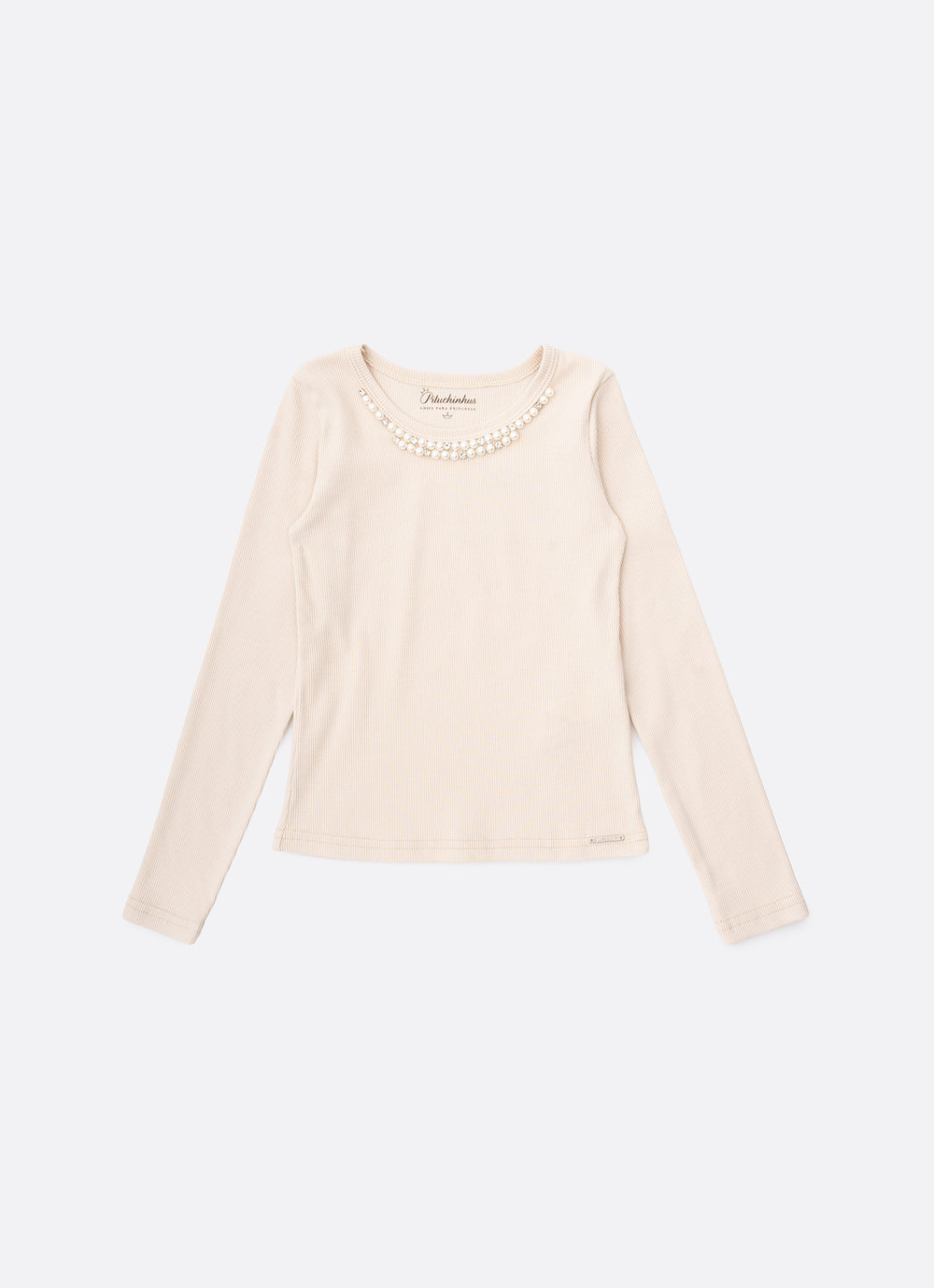 Blusa Ribana Bordado Pérolas e Cristais
