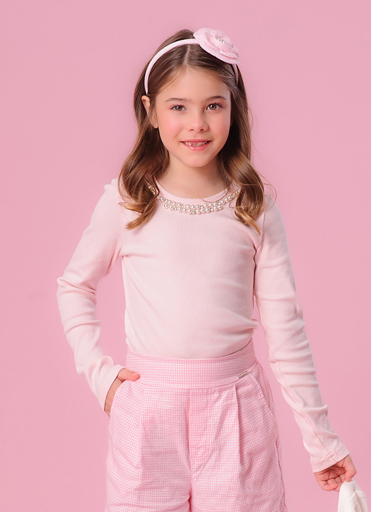 Blusa Ribana Bordado Pérolas e Cristais