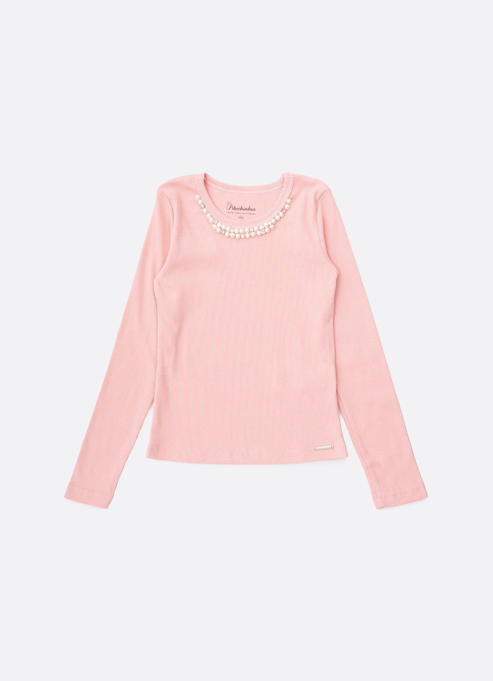 Blusa Ribana Bordado Pérolas e Cristais