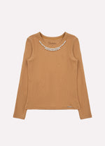 Blusa Ribana Bordado Pérolas e Cristais