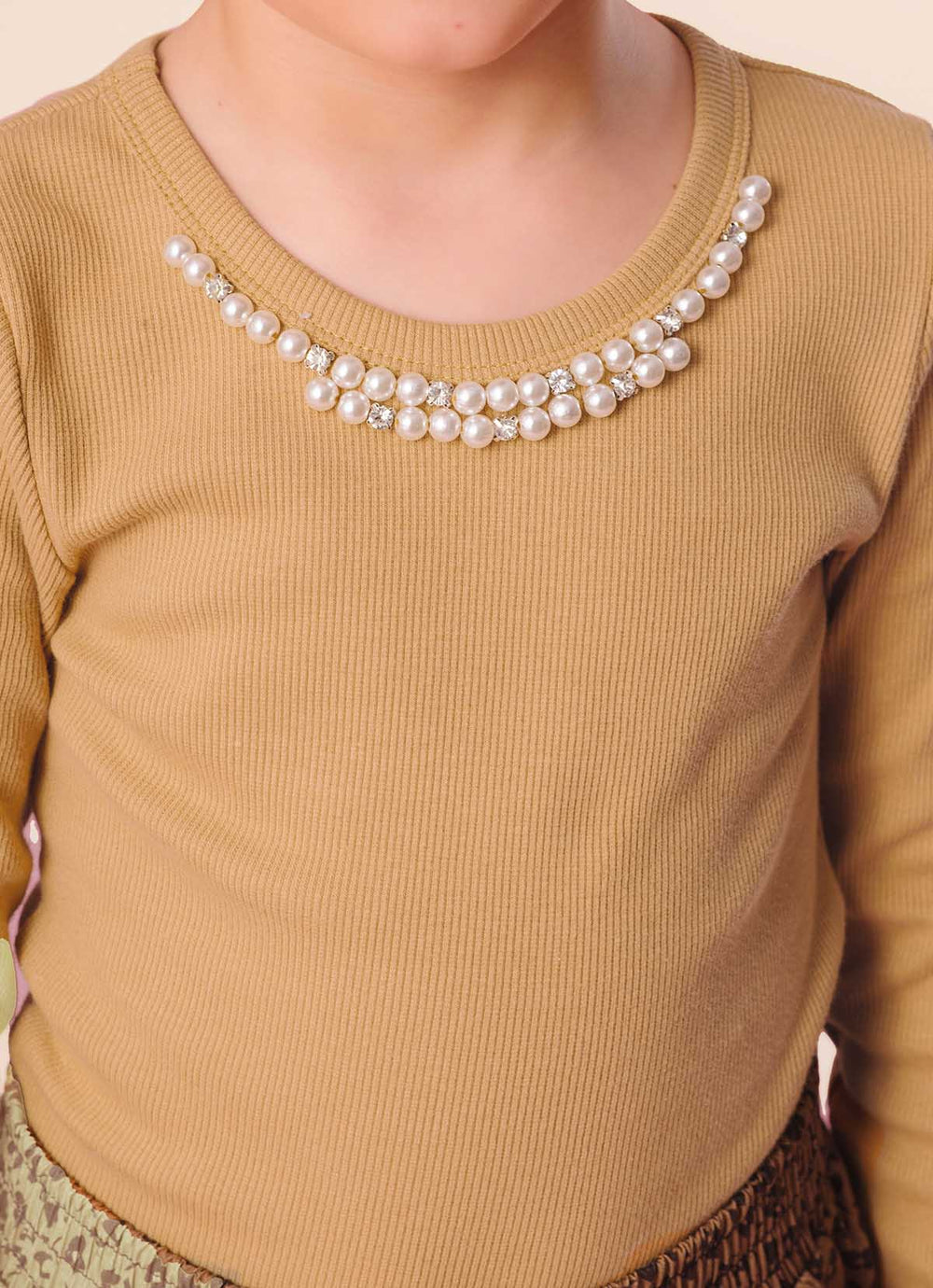Blusa Ribana Bordado Pérolas e Cristais