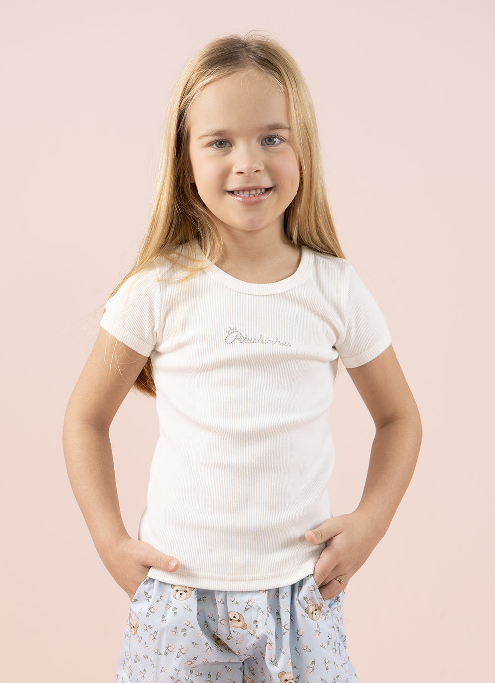 Blusa Ribana Pituchinhus Manga Curta
