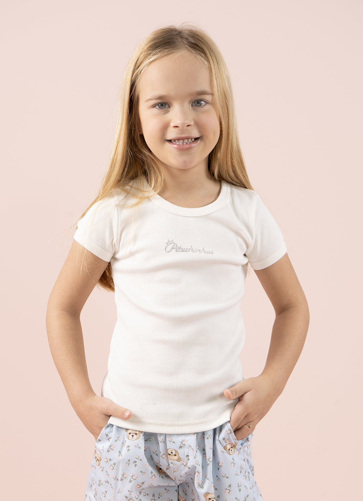 Blusa Ribana Pituchinhus Manga Curta