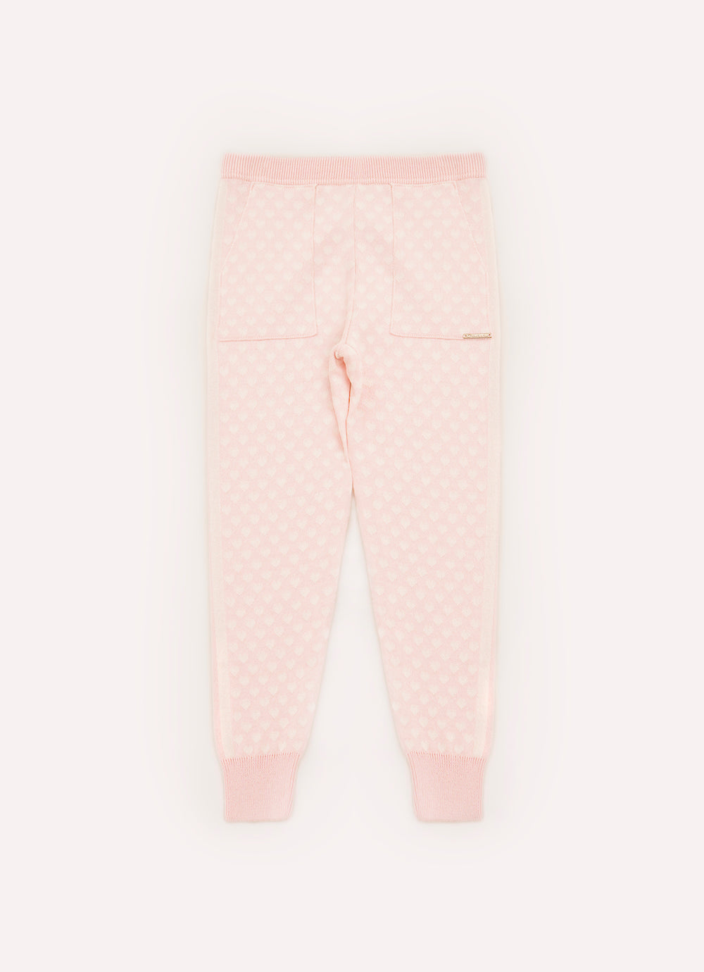 Joggin Tricot Corações Listras Lateral