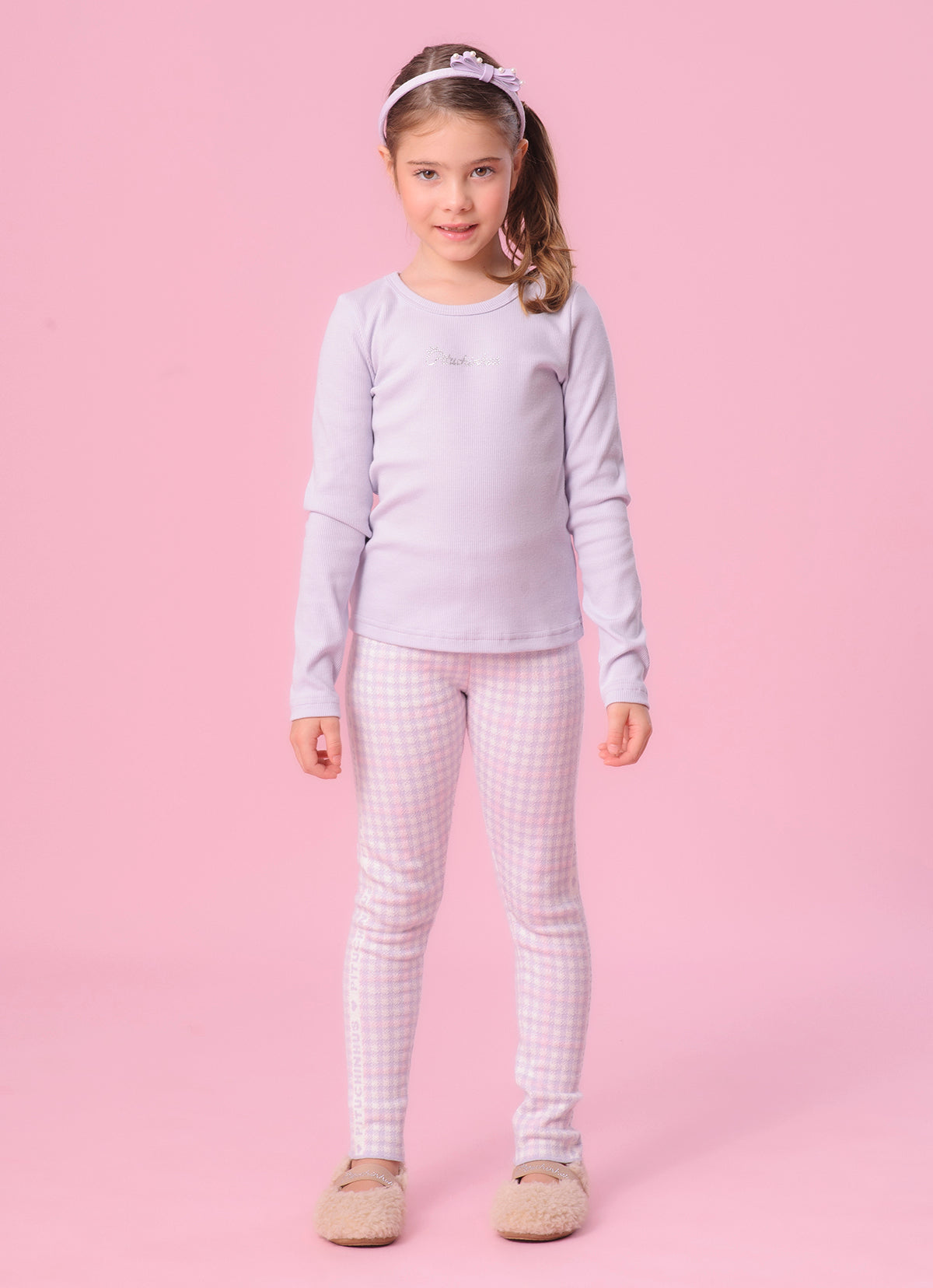 Legging Tricot Xadrez Pituchinhus