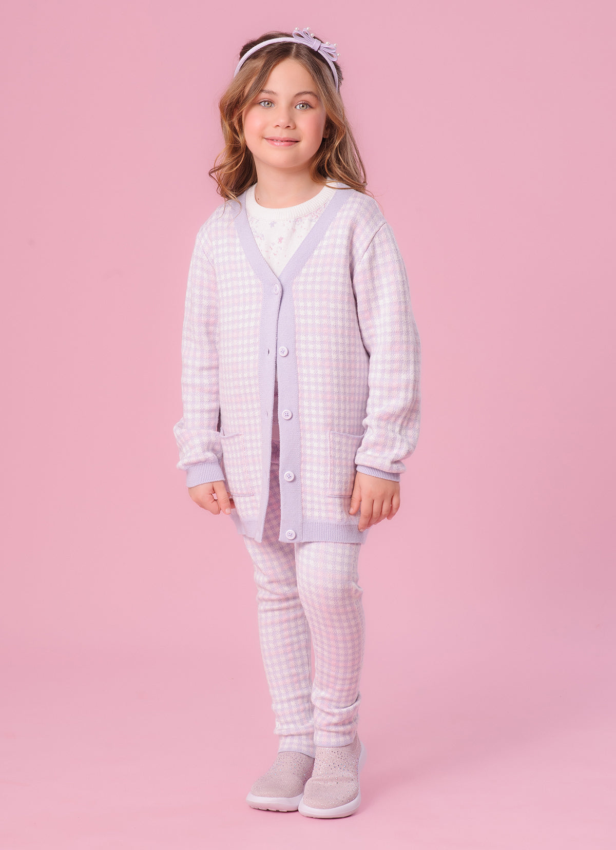 Legging Tricot Xadrez Pituchinhus